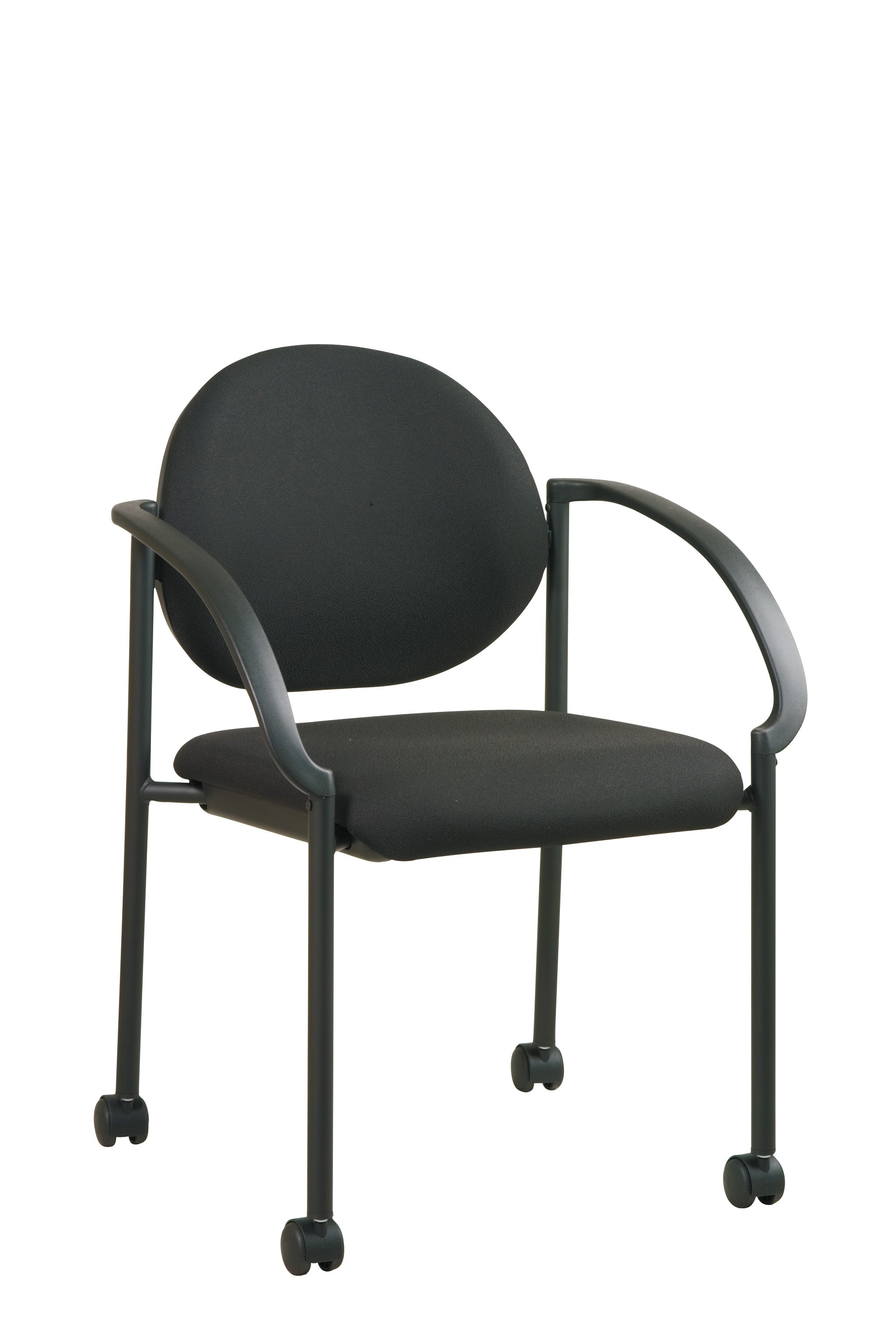 Stack Chairs with Casters and Arms